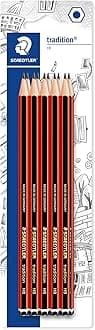 STAEDTLER 110HBBK10D Tradition Graphite Pencil for Drawing & Sketching - HB (Pack of 10)