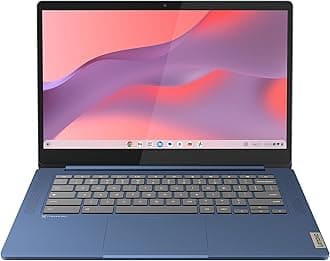 IdeaPad Slim 3 Chromebook | 14 Inch FHD Laptop | MediaTek Kompanio 520 | 4GB RAM | 64GB eMMC | Chrome OS | Abyss Blue