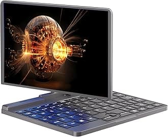 Mini Laptop PC All Metal 8-Inch Touchscreen Gaming Notebook Computer Intel 12th Gen CPU Alder Lake-N N100 Windows 11 12G RAM/1TB SSD with Webcam