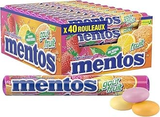 MentosFrucht 1er, 40er Pack (40 x 38 g Rolle)