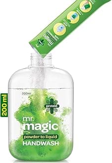 Handwash Refill Mr Magic Powder to Liquid Hand wash Refill Pack with Neem and Aloevera