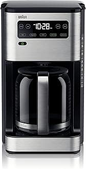 Braun KF5650BK Pure Flavor Coffee Maker, 14-Cup, Black