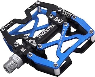 MZYRH Mountain Bike Pedals, Ultra Strong Colorful CNC Machined 9/16" Cycling Sealed 3 Bearing Pedals