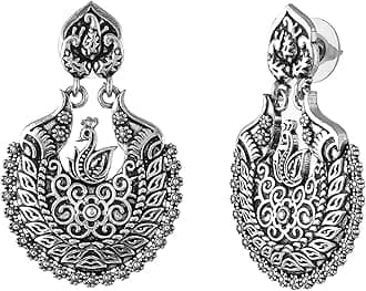 Voylla Oxidised Earrings|Oxidised|Party|EveryDay Wear|Women Earrings|Gift for Women|