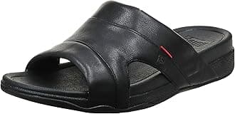 Freeway Pool Slide in Leather mens Slide Sandal
