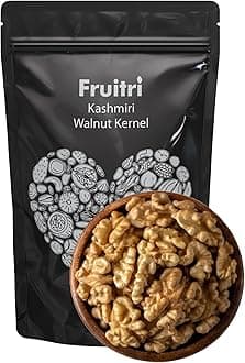 Fruitri Premium Kashmiri Walnut Kernels 400gm, Fresh and Natural, Walnuts Without Shell, Akhrot giri, Walnut Kernel, Perfect for Snacking and Cooking