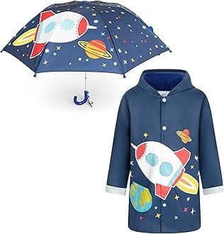addie & tate Girl's Jacket Rain Coat (Pack of 2)