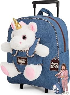 Backpack with Stuffed Animal Toys, Christmas Gifts for Kids, Birthday Gifts for Boys and Girls for 2, 3, 4, 5, 6, 7 Year Old