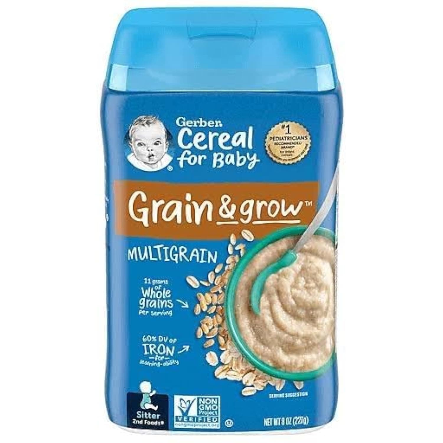 Gerber Baby Cereal, Multigrain, 16 Ounce