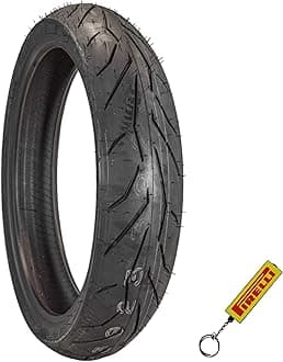 Pirelli Diablo Rosso II Front Motorcycle Tire 110/70-17 with Keychain (110/70-17)