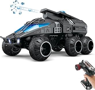 Mostop Remote Control Car, 1200pcs Water Shots RC Crawler 6WD Hobby RC Cars for Kids Boys, 1/12 Scale Off-Road Rock Crawler RC Car Space Vehicle Toy Gift with Speed & Steering Control Car