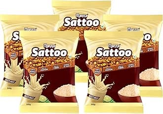 Manna Sattu Atta 2.5Kg Channa Sattu Roasted Gram Atta Flour (500 X 5 Packs)