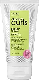 All About Curls Bouncy Cream Styling | Touchable Soft Definition | Define, Moisturize, De-Frizz | All Curly Hair Types | Vegan & Cruelty Free | Sulfate Free | 5.1 Fl Oz