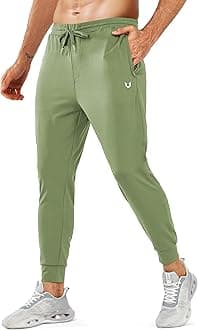 NORTHYARD Men's Joggers Pants with Zipper Pockets Lightweight Sweatpants Athletic Running Workout Track Pants for Men
