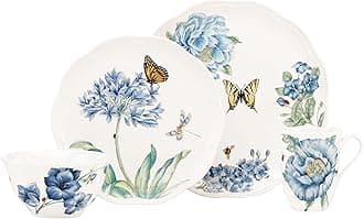 Lenox Blue Butterfly Meadow 4 Piece Place Setting 2.3kg