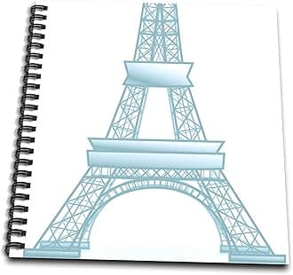 3dRose db_50638_2 Eiffel Tower Paris France Travel Art Memory Book, 12 by 12-Inch