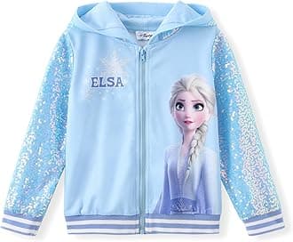 Disney Girl's Elsa Jacket Hooded Sweatshirt