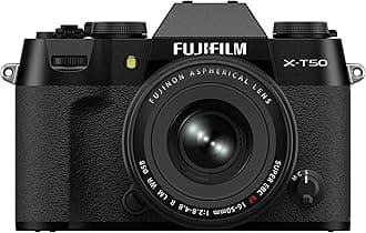 X-T50 Mirrorless Digital Camera XF16-50mmF2.8-4.8 R LM WR Lens Kit - Black