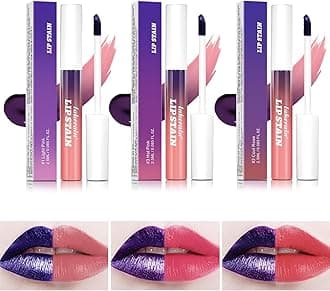 – Lip Stain Peel Off, 3 Colors Lip Tint Peel Off, Matte Peel Off Lip Stain, Non-Stick Cup Tattoo Color Lip Gloss Set, Waterproof Long Lasting Lip Makeup for Women Girls