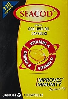 Merck SevenSeas Original Cod Liver Oil Capsules- 500 Pieces - Free EXPEDITE Shipping