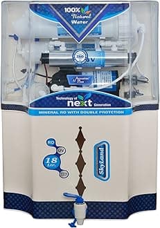 Aquatec Plus - SkyLand 18L RO + UV + UF + TDS Water Purifier for Home (White) Work Up to 2500 TDS