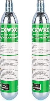 8 Gram/ 12 Gram/ 88 Gram CO2 Cartridges for Paintball - CO2 Cylinder CO2 Cartridges for Airsoft, Air Gun, Pepper Gun P2P HDP 50 Compact