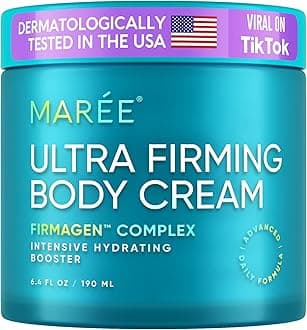 MAREEMoisturizer Body Cream - Body Moisturizer Face Cream with Hyaluronic Acid & Collagen - For Extremely Dry Skin for Women & Men - Crema Hidratante Para El Cuerpo Skin Care Moisturizing - 6.4 Fl Oz