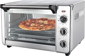Russell Hobbs 20L Oven 5-in-1 Rapid Hot Air Fryer, Mini Oven, Grill, Toaster, Warming Function, Timer, Energy Saving, Pizza Diameter 30cm, Incs. Frying Basket, Baking Tray & Grill Rack, 26680