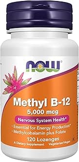 NOW Methyl B-12 5,000 mcg,120 Lozenges