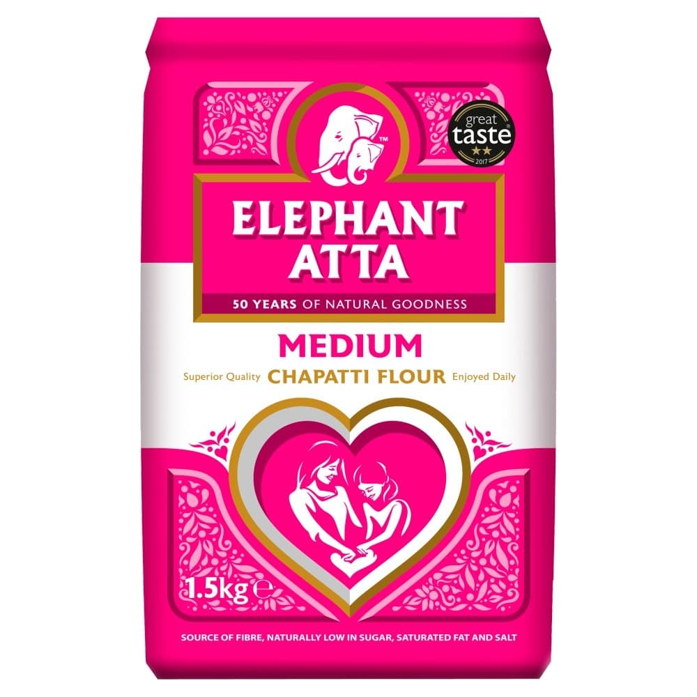 Elephant Atta Medium Chapatti Flour, 1.5kg