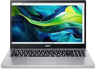 Aspire Go 15 Slim Laptop with 15.6" FHD IPS/Intel i3-N305 /8GB LPDDR5 RAM/128GB SSD/Windows 11 Home/English KB/Silver