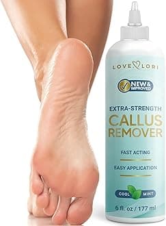 Callus Remover for Feet (Extra Strength) Foot Callus Remover Gel - Pedicure Tools for Feet Scrubber – Foot Care Spa Essentials, 6oz