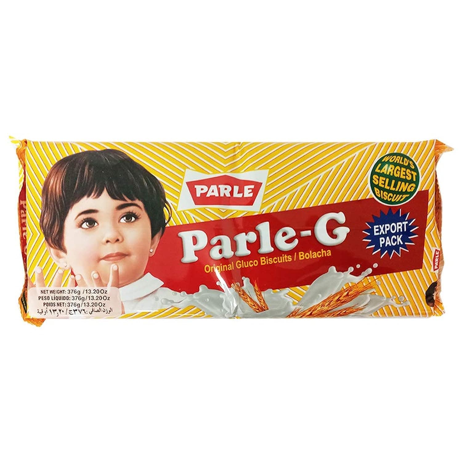 Parle G, Orignal Glucose Biscuits, 376 Gm