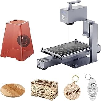 Longer Nano Pro Portable 12W Laser Engraver with Extension Kit, 5000mm/s High-Speed, Engraving Precision 0.01 * 0.01mm, DIY Engraver Tool for Wood, Acrylic, Leather, Cloth, Metal, Ceramics