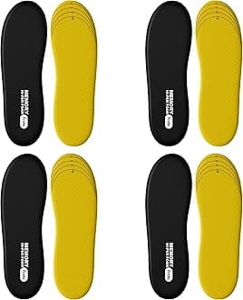 Frido Max Comfort Memory Hi-Per Foam Trimmable Insole compatible for Formal Shoes | Loafers | Running | and Casual Shoes | Large (9-13 UK) | Pack of 4