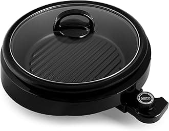Aroma HousewaresGrillet 3-in-1 Indoor Grill, Black