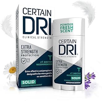 Certain Dri Antiperspirant Deodorant | Extra Strength Clinical | All Day Protection Against Odor and Sweating | Solid | 1.7 oz.