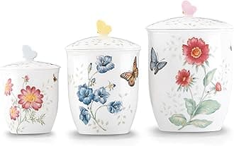 Butterfly Meadow Fine Porcelain Salt and Pepper Shakers 6.6 LB 813478