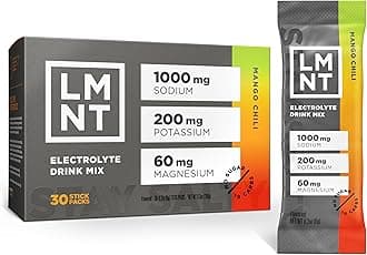 Keto Electrolyte Powder Packets | Paleo Hydration Powder | No Sugar, No Artificial Ingredients | Mango Chili | 30 Stick Packs