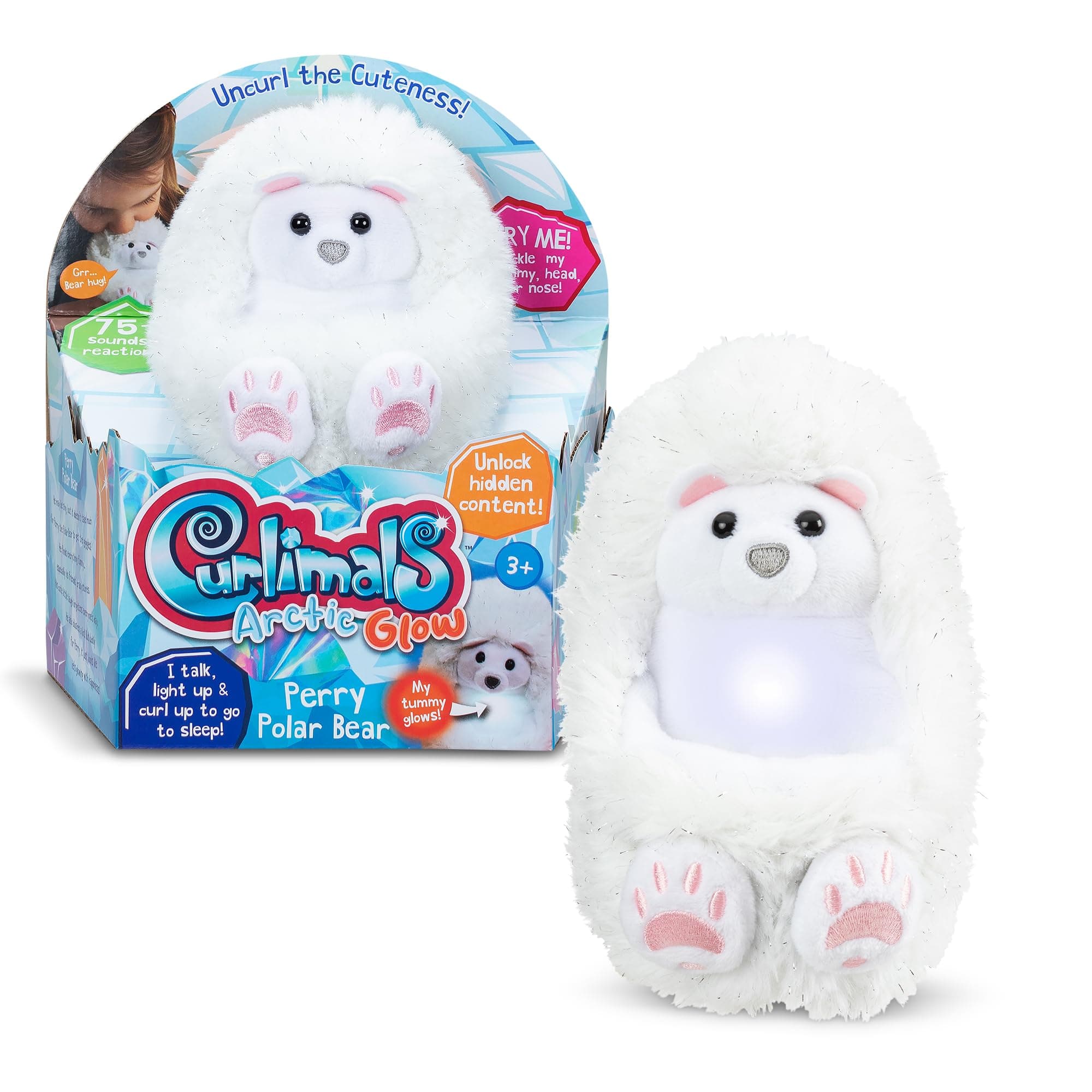 Arctic Glow - Perry Polar Bear - Interactive Plush
