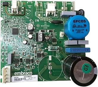Refrigerator Inverter Compressor Motherboard ，Compatible For Embraco， VCC3 2456 07 F14 019352512 0193525157 Refrigerator Inverter Motherboard,Accessories(Light Blue)
