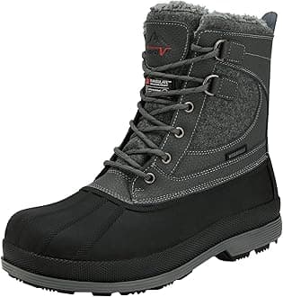 NORTIV 8 Men's Waterproof Winter Snow Boots AVENUE