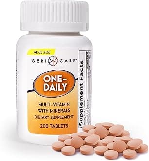 One-Daily Multivitamins with Minerals for Men & Women (200 Tablets) High-Potency Multi-Vitamin & Multimineral Dietary Supplement for Immunity, Energy| Complete Daily Nutritional Support