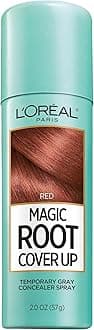 L'Oreal Paris Magic Root Cover Up Gray Concealer Spray Red 2 oz.(Packaging May Vary)