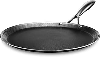 Hybrid Nonstick 33 cm Griddle Pan, Stay-Cool Handle, Dishwasher-Friendly, Oven-Safe Up to 480°C, Induction Ready, Compatible with All Cooktops