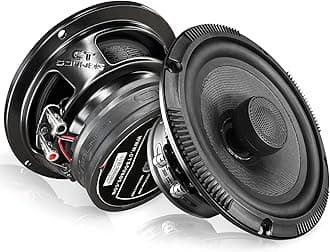 Meso 6.5” 300 Watt 2-Way Premium Coaxial Car Speakers, Pair