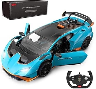 Lamborghini RC Car 1:14 Lamborghini Huracán STO Remote Control Car Blue Toy Car