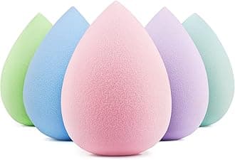 5 Pcs Makeup Sponge Set, Latex-Free Makeup Sponges for Foundation, Multi-colored Boun Boun Sponges, Flawless for Liquid, Cream, and Powder