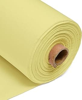Lemon 100% Cotton Plain Fabric – 60 Inch 150cm Wide 150GSM Material - Sewing, Dressmaking, Quilting, Curtain Linings, Pillowcases & Totes by Discount Fabrics LTD - 10Metre