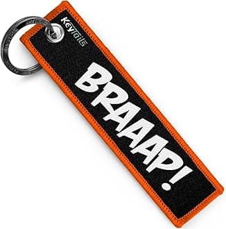 Keychains, Premium Quality Key Tag for Motorcycle, Car, Scooter, ATV, UTV [Braaap!]